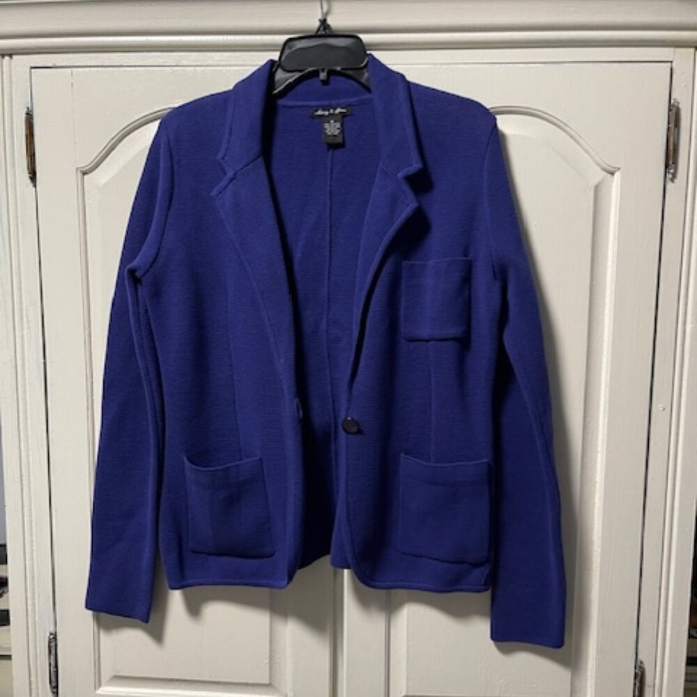 Audrey & Grace Women Knit Jacket Size M